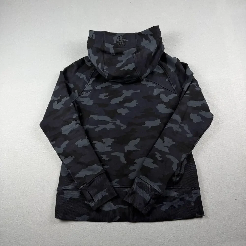 Lululemon Scuba Camo Full Zip Hoodie Size 14
